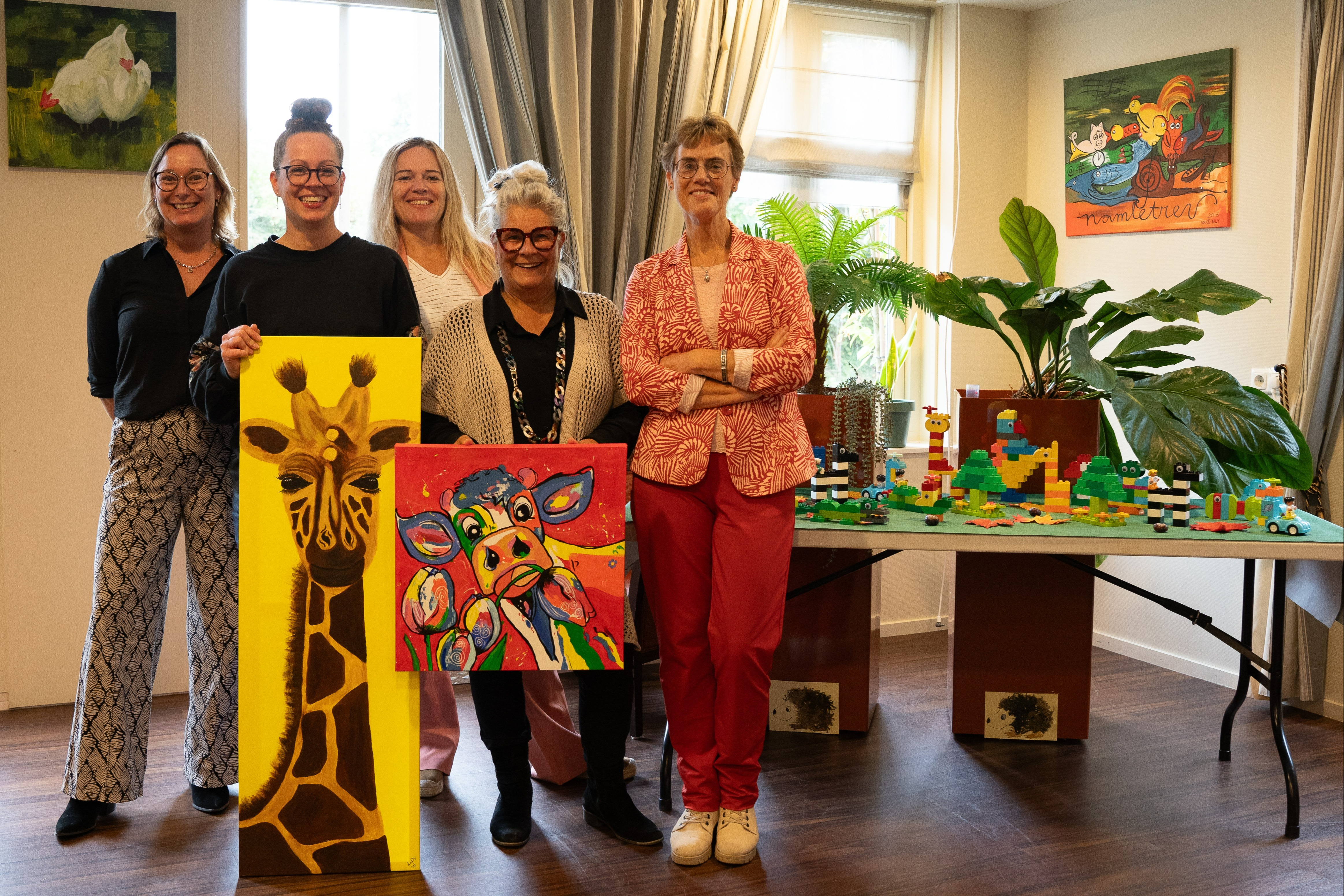 Moeder en dochter brengen kleur in De Wilgenhof  Moeder en dochter brengen kleur in De Wilgenhof